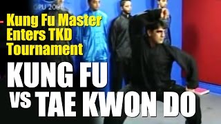 Kung Fu Master Enters Taekwondo Tournament [upl. by Eibocaj]