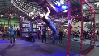 Ninja Warrior  2018 UNAA Area Qualifier  Isaac Caldiero [upl. by Seraphim735]