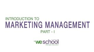 Marketing Management Lectures [upl. by Gnirps]