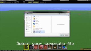 minecraftschematicscom  How to use a schematic [upl. by Marice]