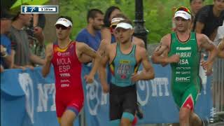 Groupe Copley World Triathlon Montreal 2019 Mens Highlights [upl. by Yenttihw]