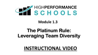 13 The Platinum Rule Instructional Video [upl. by Atterrol]