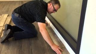 How to install Power Dekor random width and length laminate flooring [upl. by Arette]