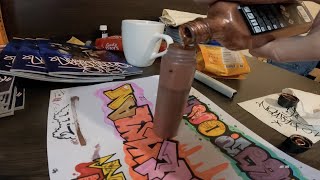 Graffiti review with Wekman Molotow Permanent ink Cooper [upl. by Nimajnab122]