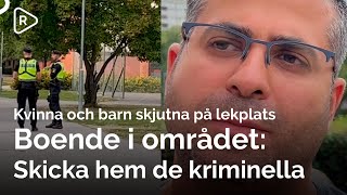 Kvinna och barn skjutna i Eskilstuna  Navar som bor i Årby Skicka hem de kriminella [upl. by Ettenal773]