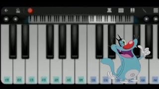 Oggy And The Cockroach Theme Song Piano  Oggy And The Cockroach Piano  Oggy And The Cockroach [upl. by Dafna830]