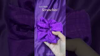 DIY Scrunchies ✨️ diy scrunchies [upl. by Ahsia]