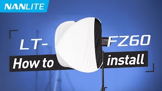 Large Lantern Softbox setup  NANLITE [upl. by Airekal593]