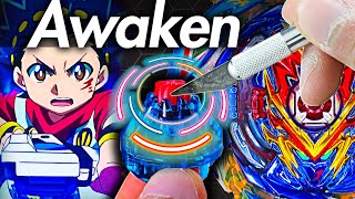 HOW TO AWAKEN BRAVE VALKYRIE Beyblade Mod [upl. by Ardnaiek642]