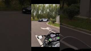 Mission fail police then automobile kawasakinijah2r ninjah2r [upl. by Brackely]