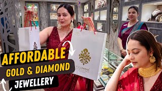 Trendy Gold amp Diamond Jewellery Shopping at PC Chandra Jewellers  Affordable jewelry  Mahima Giri [upl. by Marlen]