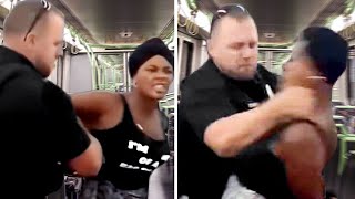 Karen Fights Train Operator Then Gets INSTANT KARMA [upl. by Anissa921]