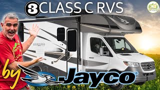 3 Awesome Jayco Class C RV Tours  2024 Models [upl. by Dominy360]