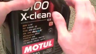 Motul 8100 XClean 5W40 best oil diesel synthetic oil engine oil diesel engine [upl. by Arrak]