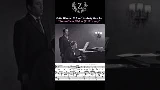 Fritz Wunderlich “Freundliche Vision”R Strauss [upl. by Corri506]