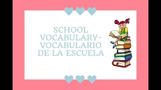 Útiles escolares en ingles  Con pronunciación [upl. by Lilybel166]