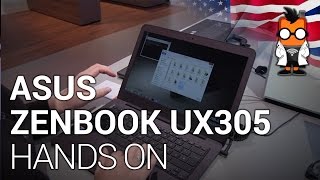 ASUS Zenbook UX305 Ultrathin Core M Laptop Hands On [upl. by Puklich826]