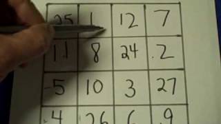 Magic Square Tutorial [upl. by Hgielek163]