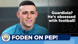 Phil Foden interview on Aguero Guardiola amp Champions League dreams [upl. by Ahsekim936]