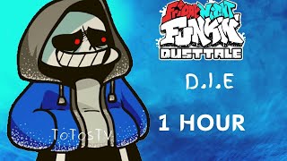 🤸‍♀️VS Sans DIE 1 Hour Dusttale  FNF 1 hour [upl. by Cortney]