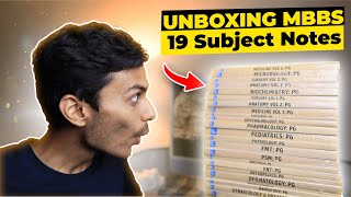 How We Study in MBBS   Unboxing MBBS 19 Subjects Notes  Prepladder 40 Notes [upl. by Aramoix]