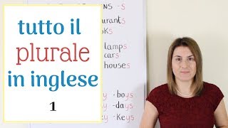 Tutto il PLURALE dei SOSTANTIVI in inglese prima parte [upl. by Leihcim445]