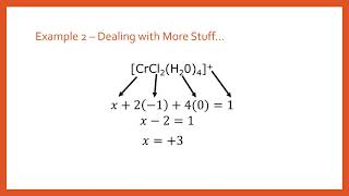 How to Calculate the Oxidation State of Transition Metals in Coordination Compounds [upl. by Eiclehc]