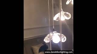 Crystal Large Chandeliers For High Ceiling Foyer Light Fixture light chandelier homedecor home [upl. by Nordek429]