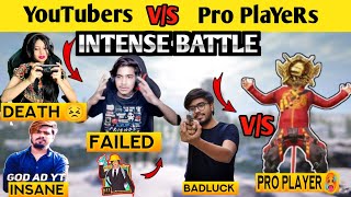 YouTubers vs Pro Player Intense Fight In Pubg MLite😱 GoDPraveenYTGoDTusharOPGoDHarshitZamasuYT [upl. by Traver]