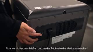 Aktenvernichter AutoMax 300C amp 500C Video Bedienungsanleitung [upl. by Rosse723]