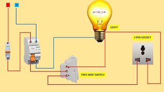 SERIES PARALLEL TEST BOARD WIRING  two way switch diagram [upl. by Olen]