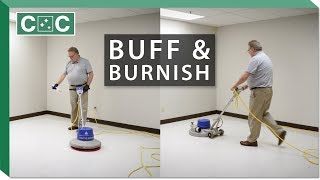 How to Buff and Burnish a Floor  Clean Care [upl. by Aloel799]