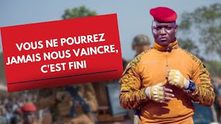 Ibrahim Traoré  vous ne pourrez jamais nous vaincre cest fini nous sommes prêts [upl. by Nilsoj301]