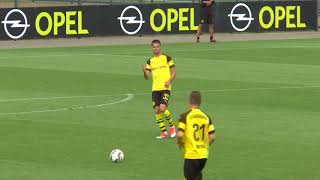 Julian Weigl gibt sein BVBComeback gegen Uerdingen [upl. by Refinnaj665]