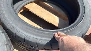 Tire Sidewall Comparison 21545R17 vs 22550R16 Indy500 [upl. by Granny625]