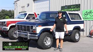 Fully Restored 1986 Ford Bronco XLT  Modern Muscle Cars [upl. by Beutner]