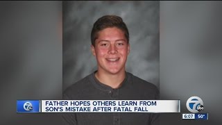 15yearold dies after falling from top of parking structure on University of Michigan campus [upl. by Obola551]