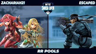 Zachariah21 Aegis vs Projectile Dysfunction Snake  NTC Smash Open 13 RR Pools [upl. by Zelde225]