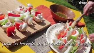 Brochettes de vegetales [upl. by Dafna]