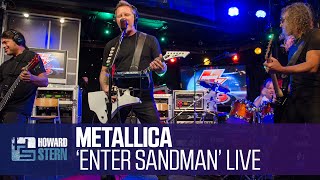 Metallica “Enter Sandman” on the Howard Stern Show [upl. by Rehpatsirhc]