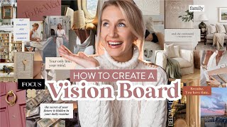 How to Create a Vision Board  Pinterest amp Canva [upl. by Bannister]