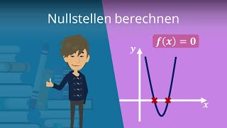 Nullstellen berechnen einfach erklärt  Studyflix [upl. by Hirsh70]