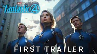 Marvel Studios The Fantastic Four – First Trailer 2025 Pedro Pascal Vanessa Kirby [upl. by Cailly]