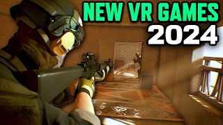 10 NEW Upcoming VR Games in 2024 [upl. by Ogeid172]