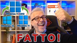 Aggiornare a Windows 11 24H2 Anche su PC SENZA REQUISITI e SENZA formattare Ecco la guida facile [upl. by Radu868]