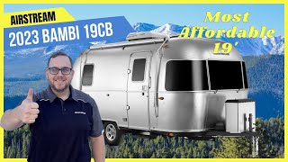 Most AFFORDABLE 19 Airstream Camper Trailer  2023 Bambi 19CB [upl. by Eah]