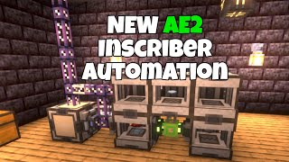 Compact AE2 Processor and Inscriber Automation UPDATED for Minecraft 120 and 121 [upl. by Rebeh]