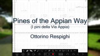 Respighi Pines of RomePini di Roma mvt4 quotPines of the Appian Wayquot play on iPad soft synth [upl. by Lodhia214]