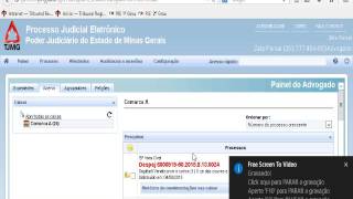 Video aula PJe TJMG envio petição em PDF [upl. by Nnazus]