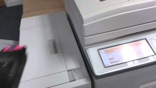 Sharp MX Changing Toner [upl. by Suirtemed]